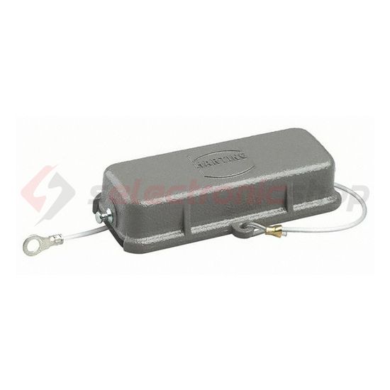 Védőfedél ipari sokpólusú csatlakozóhoz négyszögletes Han 16A/25EMV-AK f. Easy-Lock HARTING - 09200165425