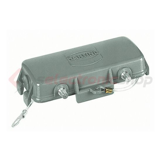 Védőfedél ipari sokpólusú csatlakozóhoz négyszögletes retesszel Han 10B-Protection Cover HARTING - 09300105425