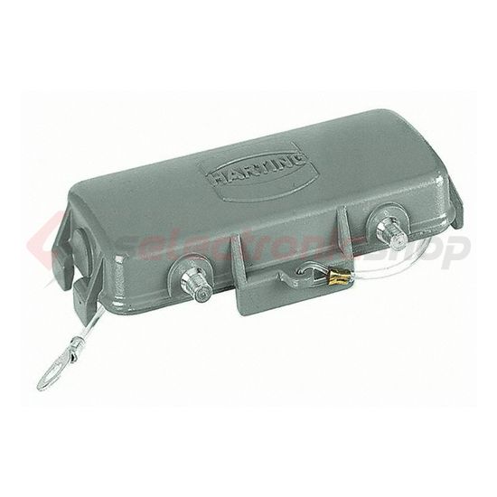 Védőfedél ipari sokpólusú csatlakozóhoz retesszel Han B Protect Cover Die Cast for Base HARTING - 09300165425