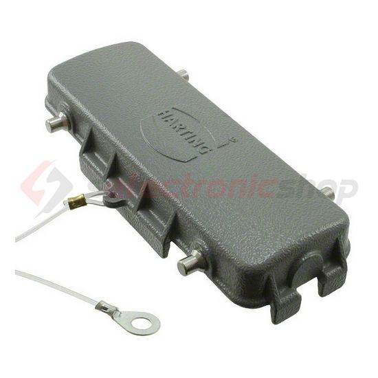 Védőfedél ipari sokpólusú csatlakozóhoz retesszel Han B Protect Cover Die Cast for Base HARTING - 09300245425