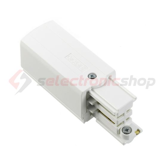 Végbetáp 3F világítási sínhez 16A bal 230-400V 3F falonkívüli fehér alumínium XTS 11-3 LIVAL - 19170113