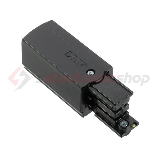 Végbetáp 3F világítási sínhez 16A bal 230-400V 3F falonkívüli fekete alumínium XTS 11-2 LIVAL - 19170112