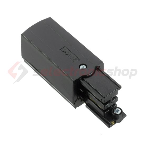 Végbetáp 3F világítási sínhez 16A jobb 230-400V 3F falonkívüli fekete alumínium XTS 12-2 LIVAL - 19170122