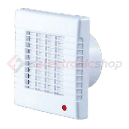 Ventilátor időzítő aut.zsalu IP24 100mm csőre 98m3/h axiál 2300 1/min 230V 100AZT SIKU - 27519