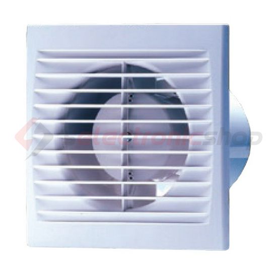 Ventilátor időzítő lapos IP34 100mm csőre 95m3/h axiál 2300 1/min 230V 100ST SIKU 30381 - 27523