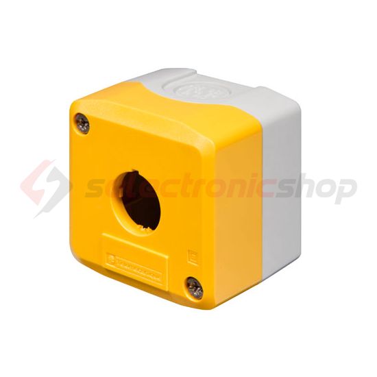 Vezérlőegység tokozat d22 1-pozíció rászerelhető műanyag sárga IP66 Harmony XALK Schneider - XALK01