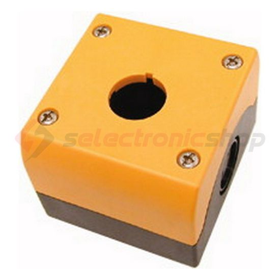 Vezérlőkészülék-tokozat d22 1-pozíció rászerelhető műanyag szürke IP65/IP67 M22-IY1 EATON - 216536