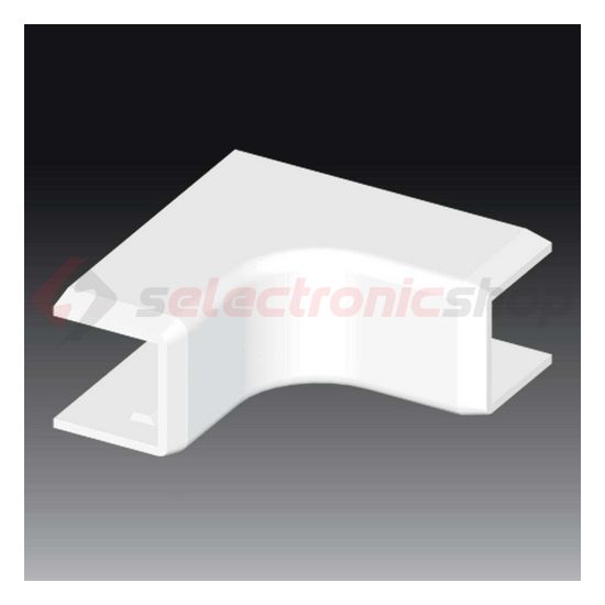 Vezetékcsatorna belső sarok fedél 17X17-hez alap+fedél 15.5mm x 17mm x 90° műanyag LHD KOPOS - 8675_HB