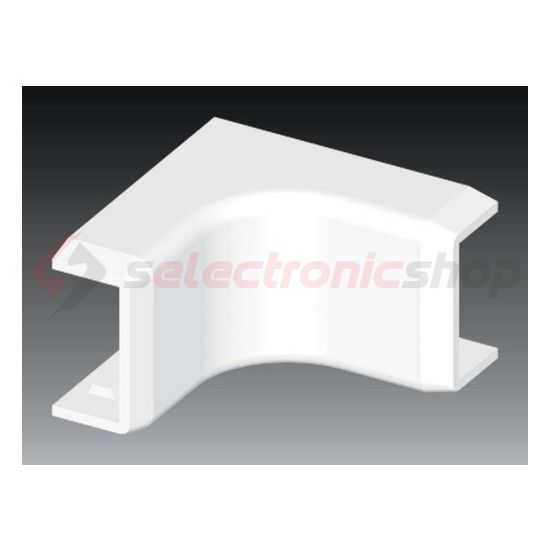 Vezetékcsatorna belső sarok fedél 20x10-hez alap+fedél 10mm x 20mm x 90° műanyag LHD KOPOS - 8925_HB