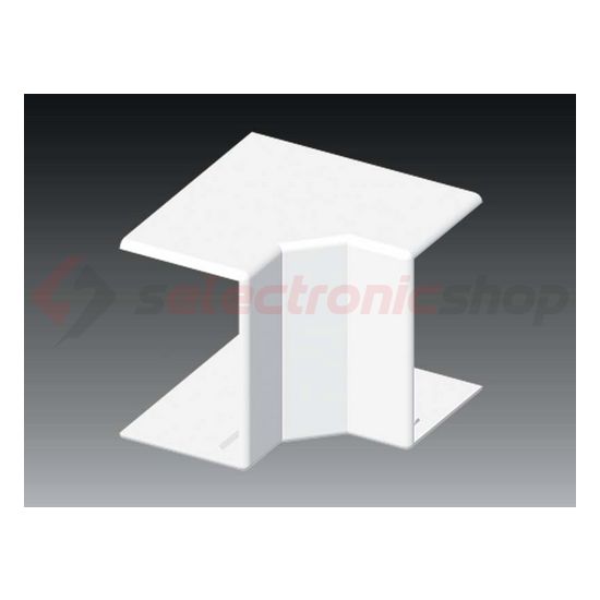 Vezetékcsatorna belső sarok fedél 60X40-hez alap+fedél 40mm x 60mm x 75-135° műanyag LH KOPOS - 8655_HB