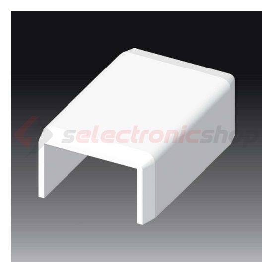 Vezetékcsatorna illesztéstakaró 25x15-höz 15mmx műanyag fényesfehér kültér LHD KOPOS - 8692_HB