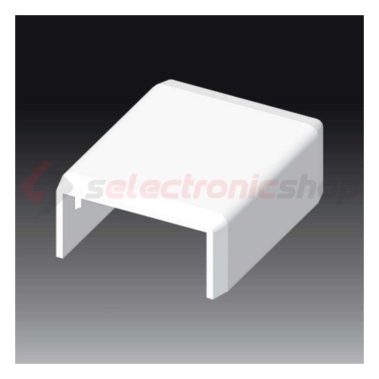 Vezetékcsatorna illesztéstakaró 32x15-höz 15mmx műanyag fényesfehér kültér LHD KOPOS - 8602_HB