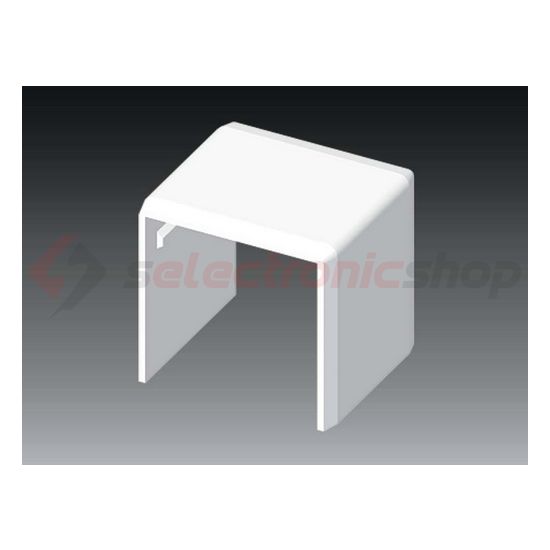 Vezetékcsatorna illesztéstakaró 40X40-hez 40.3mmx műanyag fényesfehér kültér LHD KOPOS - 8642_HB