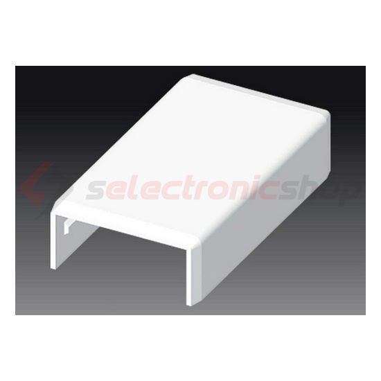 Vezetékcsatorna illesztéstakaró 50X20-hoz 20mmx műanyag fényesfehér kültér LHD KOPOS - 8992_HB