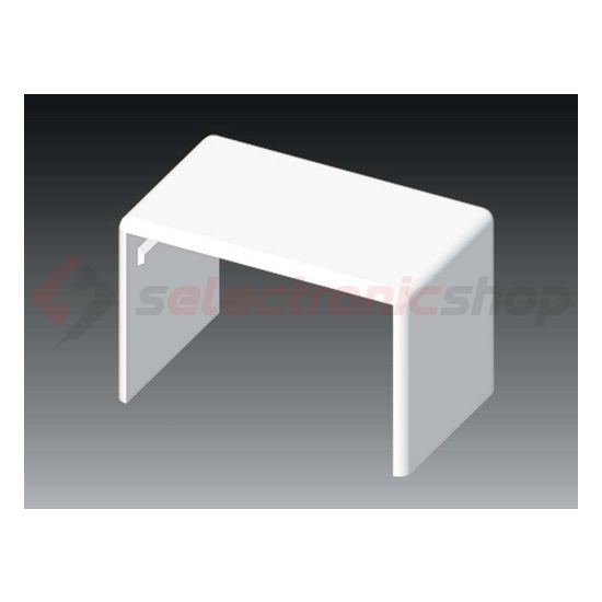 Vezetékcsatorna illesztéstakaró 60X40-hez 40mmx műanyag fényesfehér kültér LH KOPOS - 8652_HB