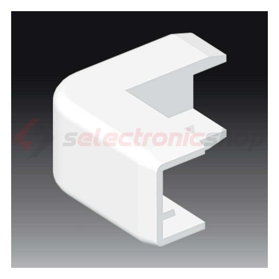 Vezetékcsatorna külső sarok fedél 15X10-hez 10mmx 15mmx 90° alap+fedél műanyag LH KOPOS - 8686_HB
