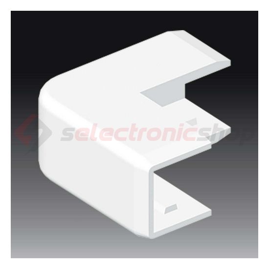 Vezetékcsatorna külső sarok fedél 17X17-hez 15.5mmx 17mmx 90° alap+fedél műanyag LHD KOPOS - 8676_HB