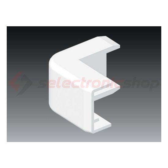 Vezetékcsatorna külső sarok fedél 20x10-hez 10mmx 20mmx 90° alap+fedél műanyag LHD KOPOS - 8926_HB