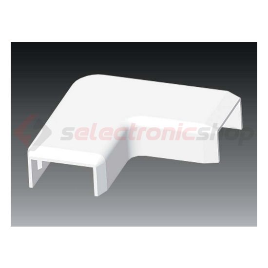 Vezetékcsatorna L-idom-fedél 20x10-hez alap+fedél 10mmx 20mmx 90° műanyag fényesfehér LHD KOPOS - 8923_HB