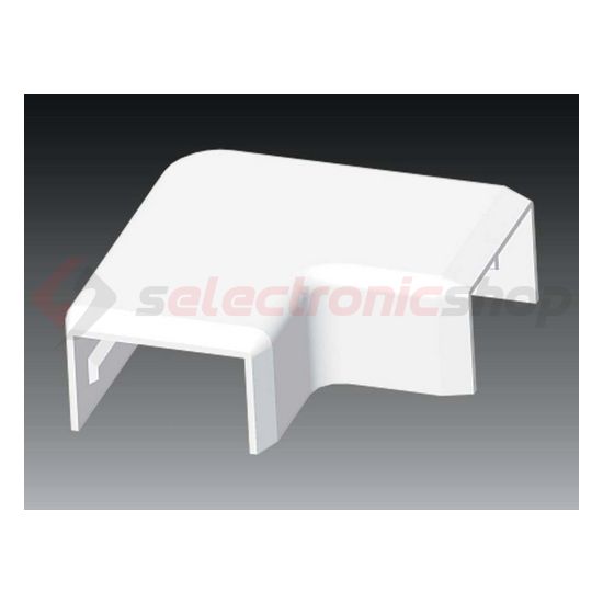 Vezetékcsatorna L-idom-fedél 25x15-höz alap+fedél 15mmx 25mmx 90° műanyag fényesfehér LHD KOPOS - 8693_HB