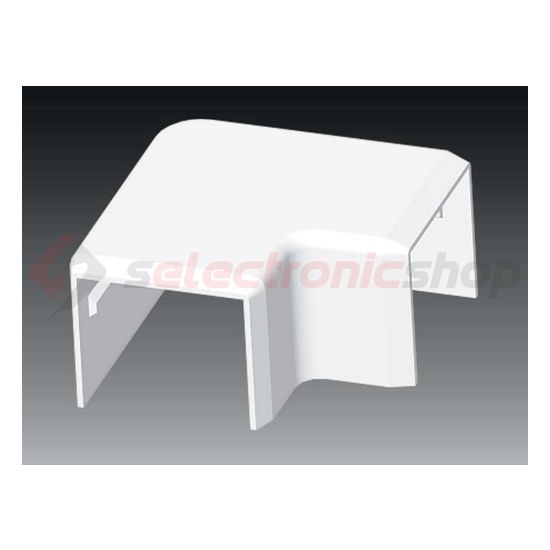 Vezetékcsatorna L-idom-fedél 30X25-höz alap+fedél 25mmx 30mmx 90° műanyag fényesfehér LHD KOPOS - 8933_HB