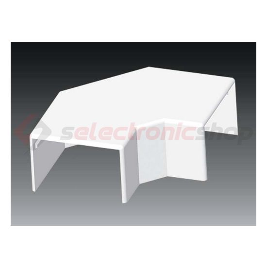 Vezetékcsatorna L-idom-fedél 60X40-hez alap+fedél 40mmx 60mmx 90° műanyag fényesfehér LH KOPOS - 8653_HB