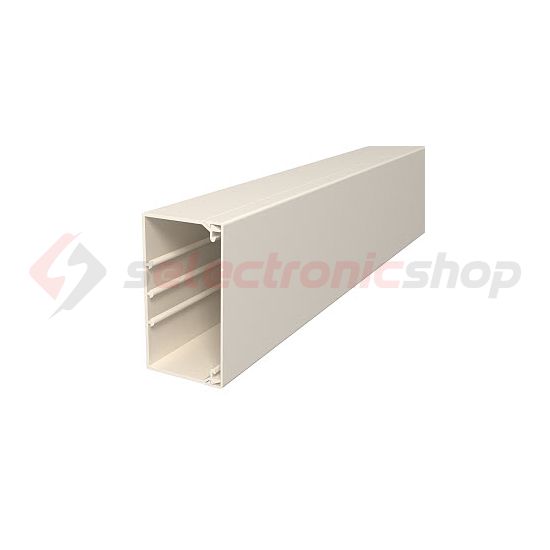 Vezetékcsatorna műanyag 110mm x 60mm x 2000mm krémfehér kezeletlen WDK60110CW OBO-BETTERMANN - 6021840