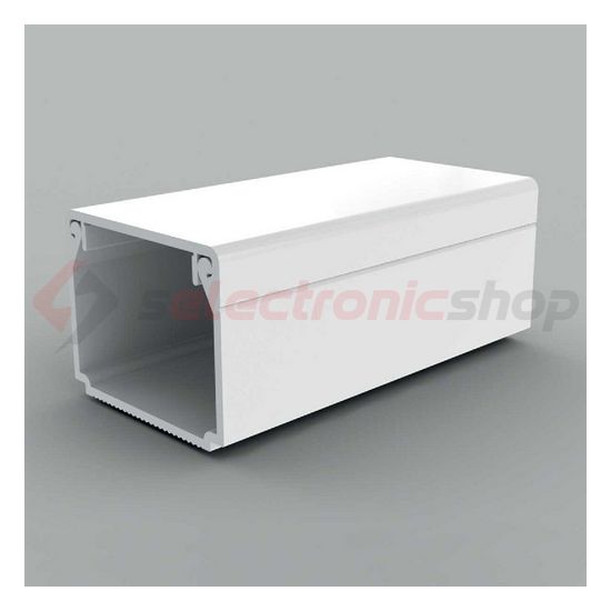 Vezetékcsatorna műanyag 25mm x 20mm x 2000mm fehér kezeletlen LHD KOPOS - LHD 25X20_HD