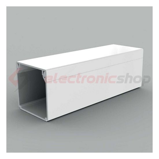 Vezetékcsatorna műanyag 40mm x 40mm x 2000mm fehér kezeletlen LHD KOPOS - LHD 40X40_HD