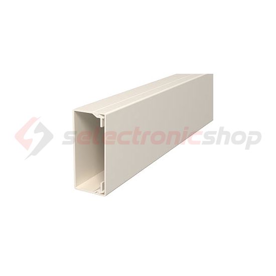 Vezetékcsatorna műanyag 90mm x 40mm x 2000mm krémfehér kezeletlen WDK40090CW OBO-BETTERMANN - 6020895