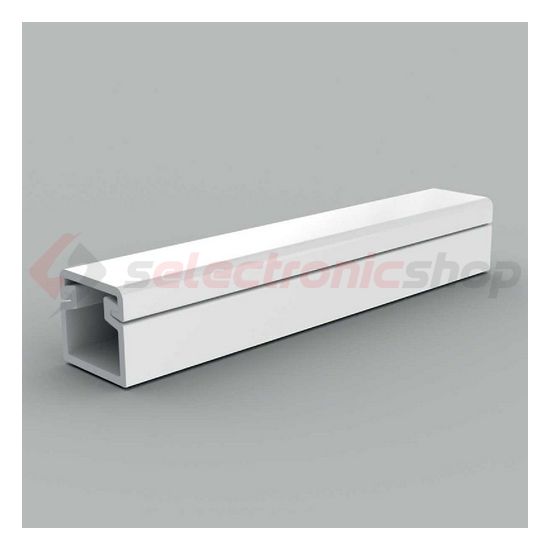 Vezetékcsatorna öntapadós műanyag 11mm x 10mm x 2000mm fehér kezeletlen LV KOPOS - LV 11X10_P2