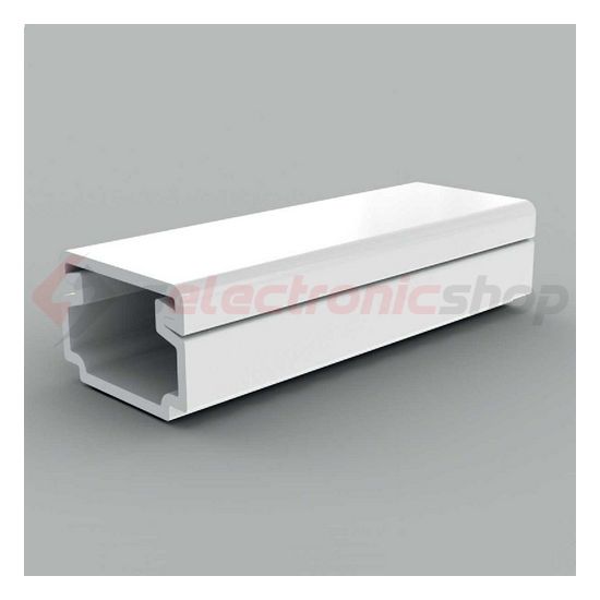 Vezetékcsatorna öntapadós műanyag 15mm x 10mm x 2000mm fehér kezeletlen LH KOPOS - LH 15X10_P2