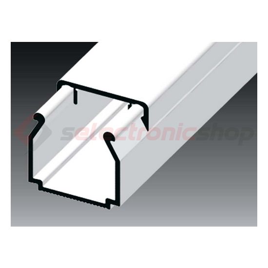 Vezetékcsatorna öntapadós műanyag 17mm x 17mm x 2000mm fehér kezeletlen LHD KOPOS - LHD 17X17_P2