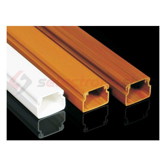 Vezetékcsatorna öntapadós műanyag 18mm x 13mm x 2000mm fehér kezeletlen LV KOPOS - LV 18X13_P2