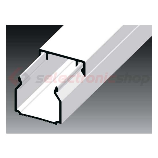 Vezetékcsatorna öntapadós műanyag 20mm x 20mm x 2000mm fehér kezeletlen LHD KOPOS - LHD 20X20_P2