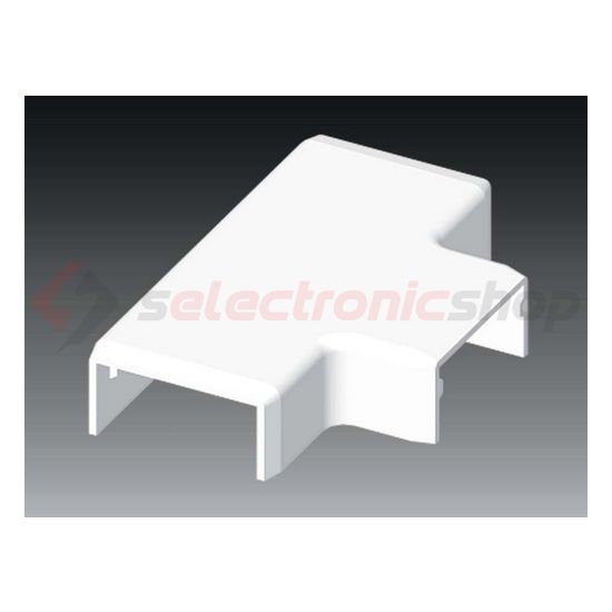 Vezetékcsatorna T-idom fedél 32x15-höz 15mmx 32mmx alap+fedél műanyag fényesfehér LHD KOPOS - 8604_HB