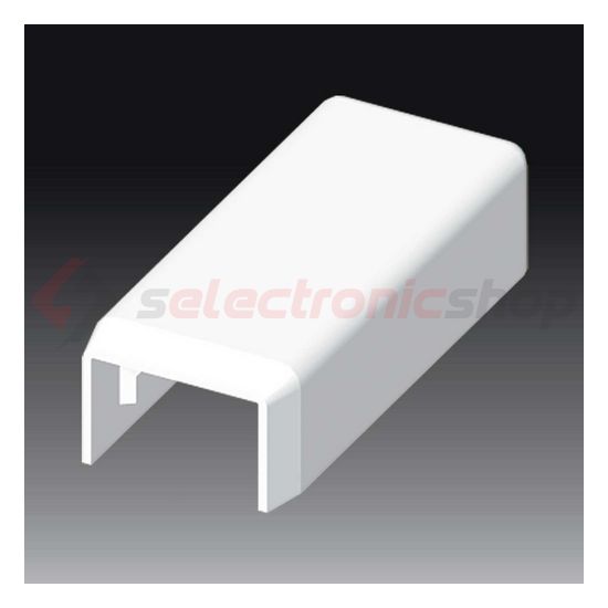 Vezetékcsatorna végzáró 15X10-hez balos/jobbos 10mmx 15mmx műanyag fényesfehér LH KOPOS - 8681_HB