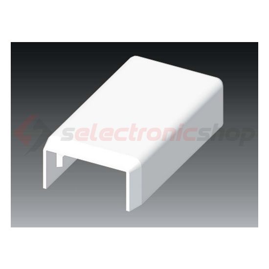 Vezetékcsatorna végzáró 20x10-hez balos/jobbos 10mmx 20mmx műanyag fényesfehér LHD KOPOS - 8921_HB