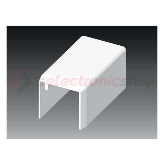 Vezetékcsatorna végzáró 20x20-hoz balos/jobbos 19.2mmx 21.2mmx műanyag fényesfehér LHD KOPOS - 8621_HB