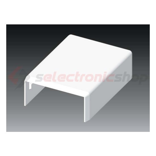 Vezetékcsatorna végzáró 40x20x-hoz balos/jobbos 18.5mmx 41.1mmx műanyag fényesfehér LHD KOPOS - 8631_HB