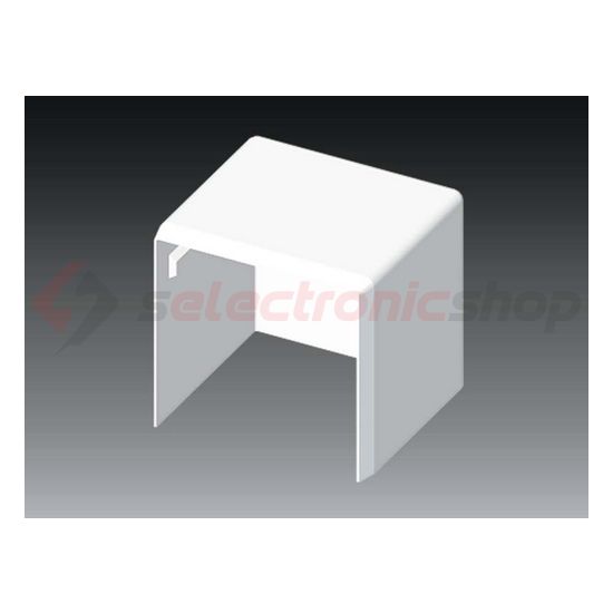 Vezetékcsatorna végzáró 40X40-hez balos/jobbos 40.3mmx 40mmx műanyag fényesfehér LHD KOPOS - 8641_HB