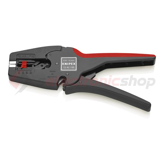 Vezetékcsupaszító fogó automatikus cserélhető késekkel 0.03-10mm2 MultiStrip 10 KNIPEX - 1242195