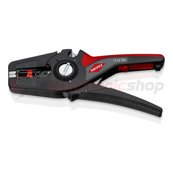 Vezetékcsupaszító fogó automatikus cserélhező késekkel 0.08-16mm2 körvágó PreciStrip16 KNIPEX - 1252195SB