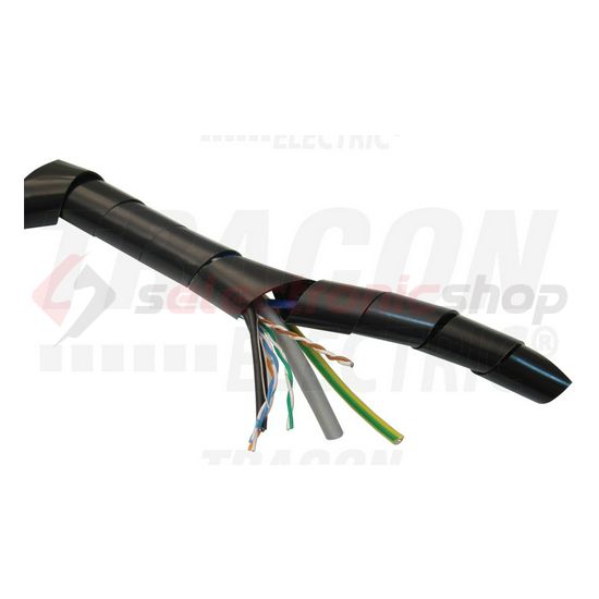 Vezetékspirál lapos 10m natúr 20-120mm TRACON - KSPI-16N