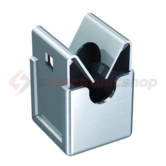 Vezetéktartó Niro-A kapocs Rd8 nemesacél V2A bepattintós bilincs furat-szerelés VI J.PRÖPSTER - 111001