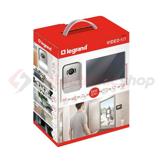 Video kaputelefon lakáskészülék 1lakásos 2vezetékes 7