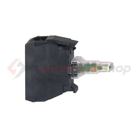 Világító blokk LED 230V/AC fehér-fényű előlapra csavaros Harmony XB4/XB5 Schneider - ZBVM1