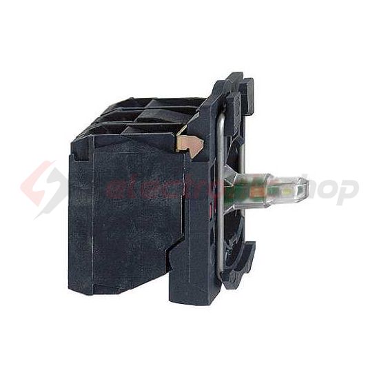 Világító nyomó blokk LED 230-240V/AC zöld-fényű előlapra csavaros Harmony XB5 Schneider - ZB5AW0M35