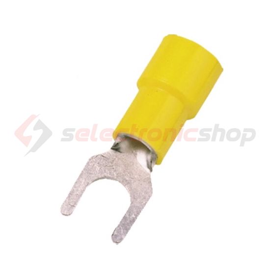 Villás saru kúpos kábelbemenet végösszekötő réz ónozott sárga LIS 6M6 V Weidmüller - 9200430000
