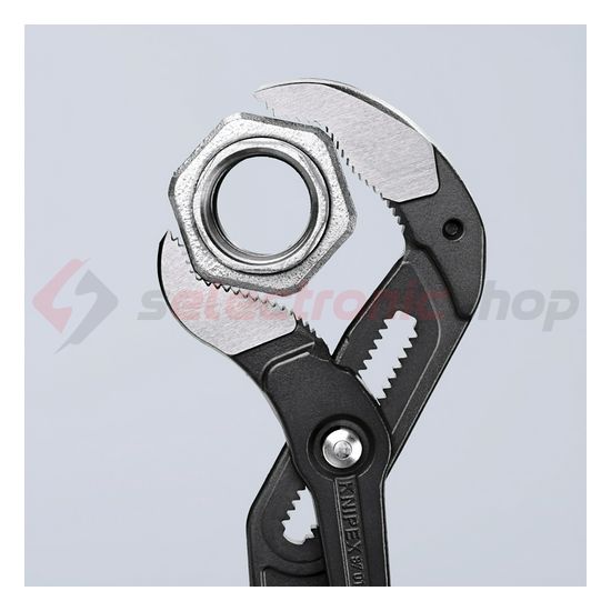 Vízpumpafogó 61HRC 120mm kulcsnyílás piros 115mm-max. átfogás 20-poz. állítható Cobra KNIPEX - 8701560